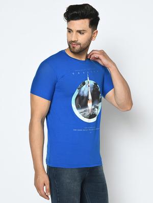 blue printed t-shirt - 17760003 - Standard Image - 2