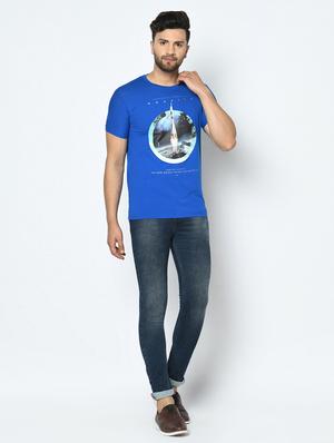 blue printed t-shirt - 17760003 - Standard Image - 4