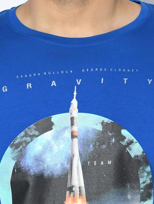 blue printed t-shirt - 17760003 - Standard Image - 5