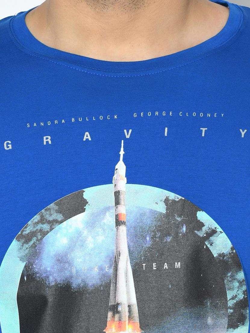 blue printed t-shirt - 17760003 - Zoom Image - 5