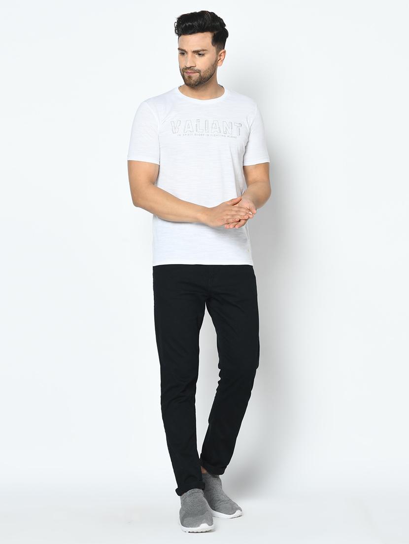 white printed t-shirt - 17760044 - Zoom Image - 4