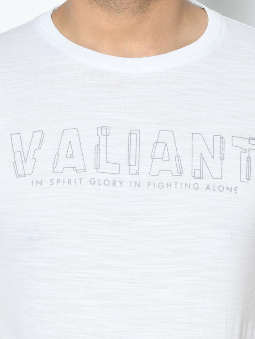 white printed t-shirt - 17760044 - Zoom Image - 5