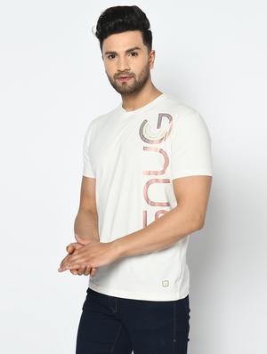 white printed t-shirt - 17760066 - Standard Image - 2