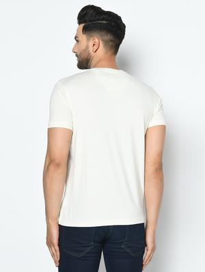 white printed t-shirt - 17760066 - Standard Image - 3
