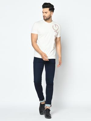 white printed t-shirt - 17760066 - Standard Image - 4