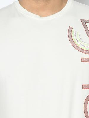 white printed t-shirt - 17760066 - Standard Image - 5