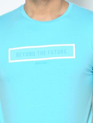 blue printed t-shirt - 17760070 - Standard Image - 5