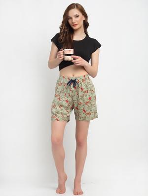 drawstring waist striped short - 17760091 - Standard Image - 4