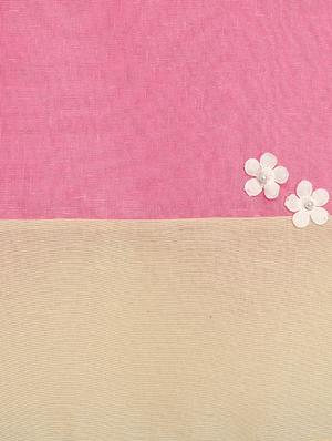 pink color block frock - 17760148 - Standard Image - 3
