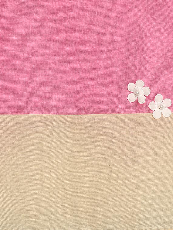 pink color block frock - 17760148 - Zoom Image - 3