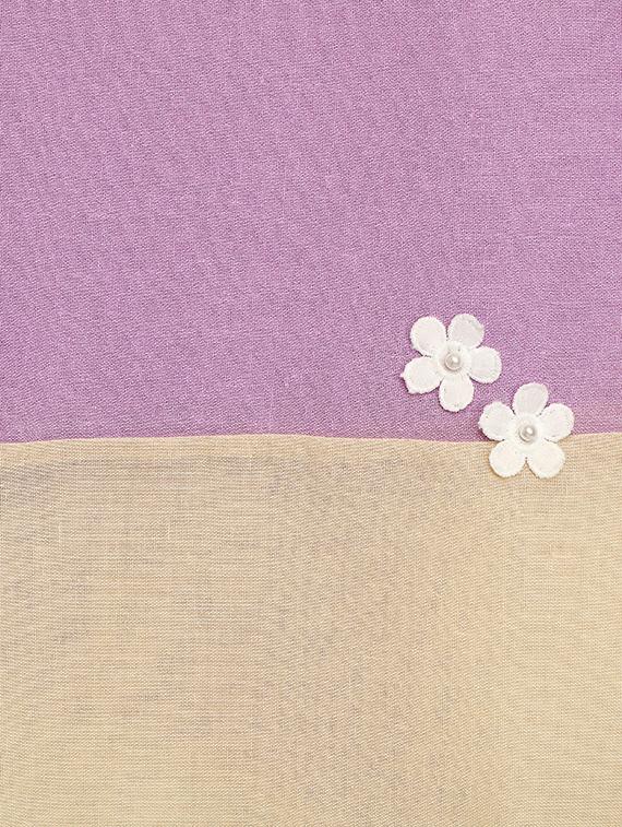 purple color block frock - 17760149 - Zoom Image - 3