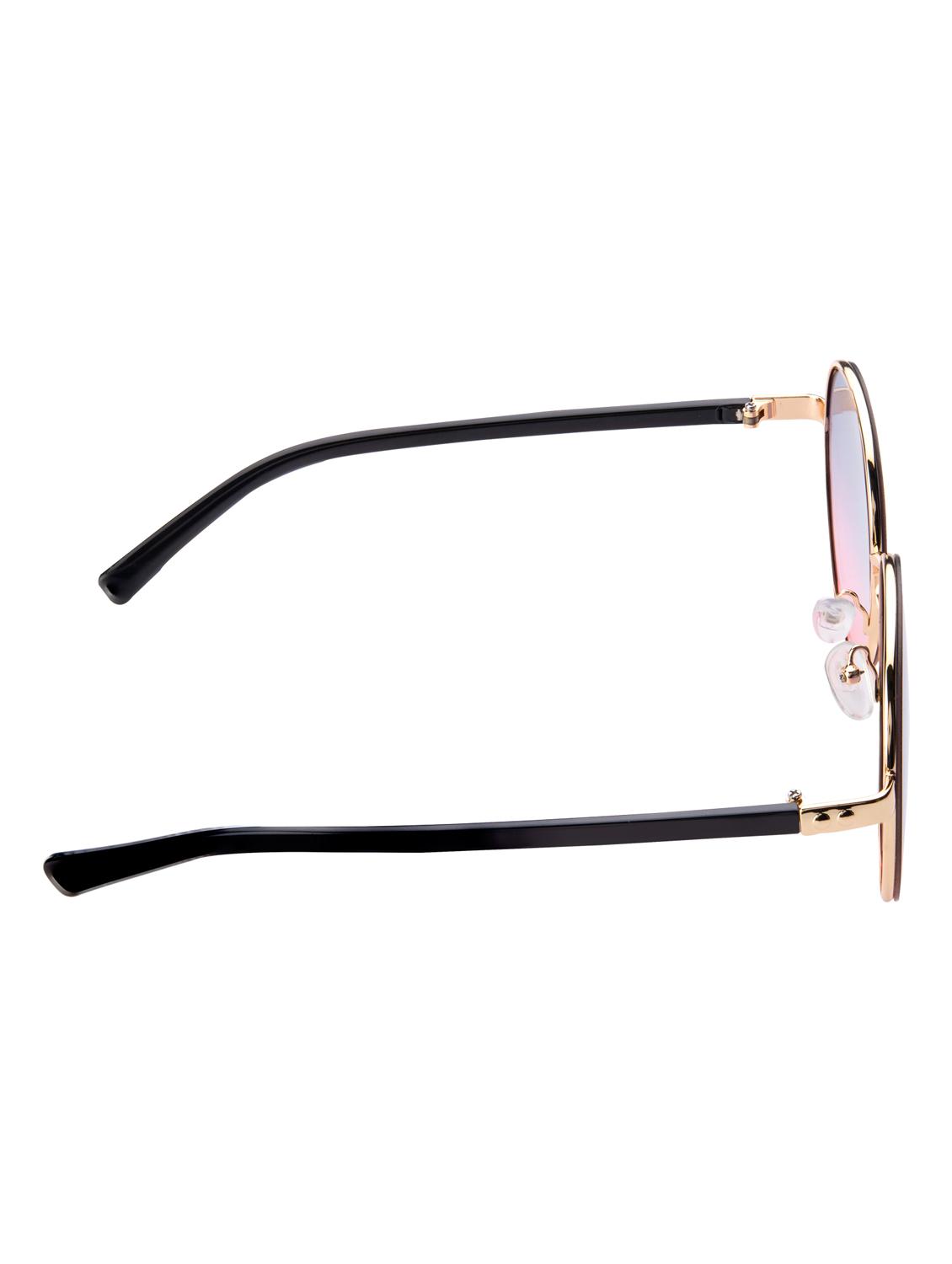 e2o unisex pink lens & golden round sunglasses with uv protected lens - 17760323 - Zoom Image - 3
