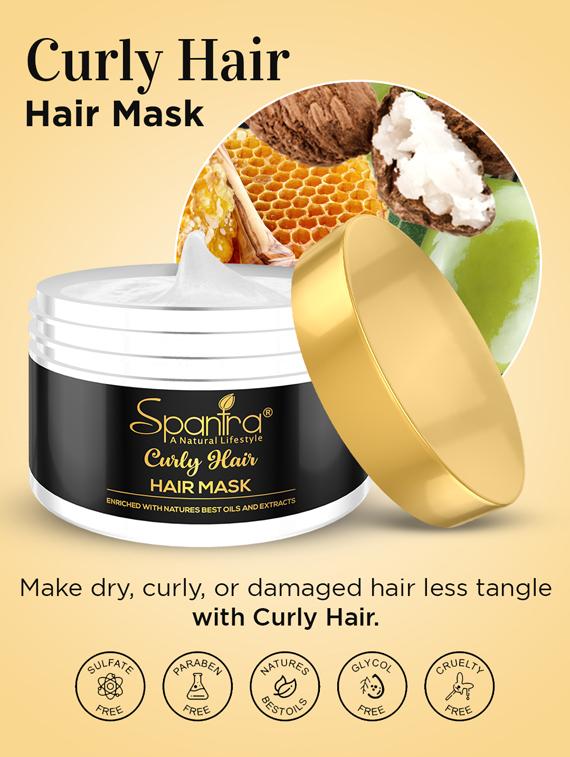 spantra curly hair mask, 250gm - 17760740 - Zoom Image - 2