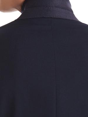 blue solid single breasted suit - 17760812 - Standard Image - 5