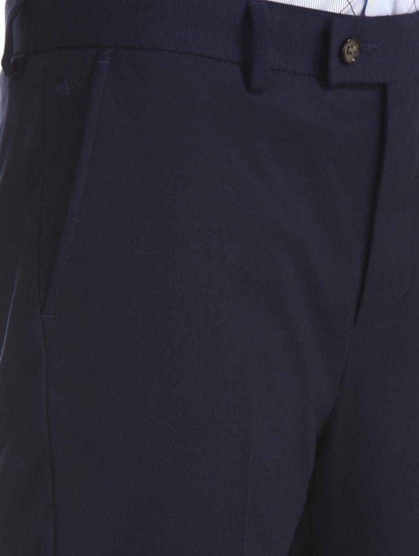 blue solid single breasted suit - 17760812 - Zoom Image - 6
