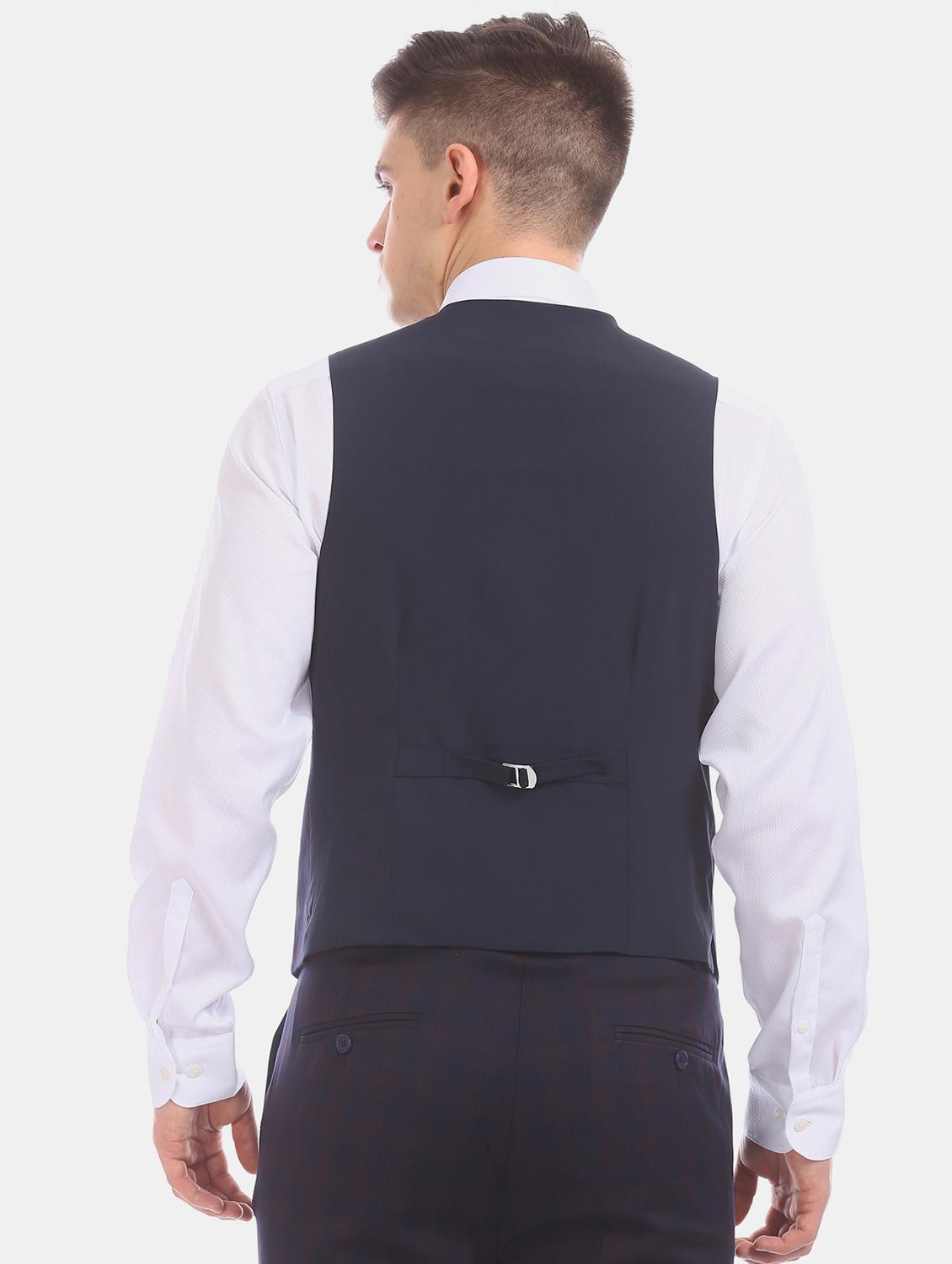 purple solid 3 piece suit - 17760834 - Zoom Image - 4
