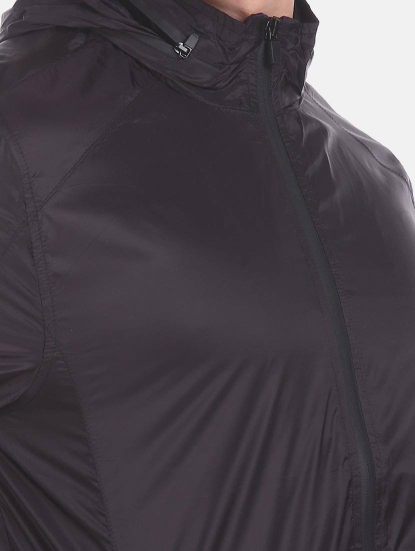 black solid casual jacket - 17761257 - Zoom Image - 5