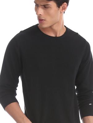 black self design pullover - 17761317 - Standard Image - 5