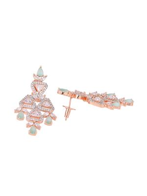 green brass necklaces and earring - 17761607 - Standard Image - 3