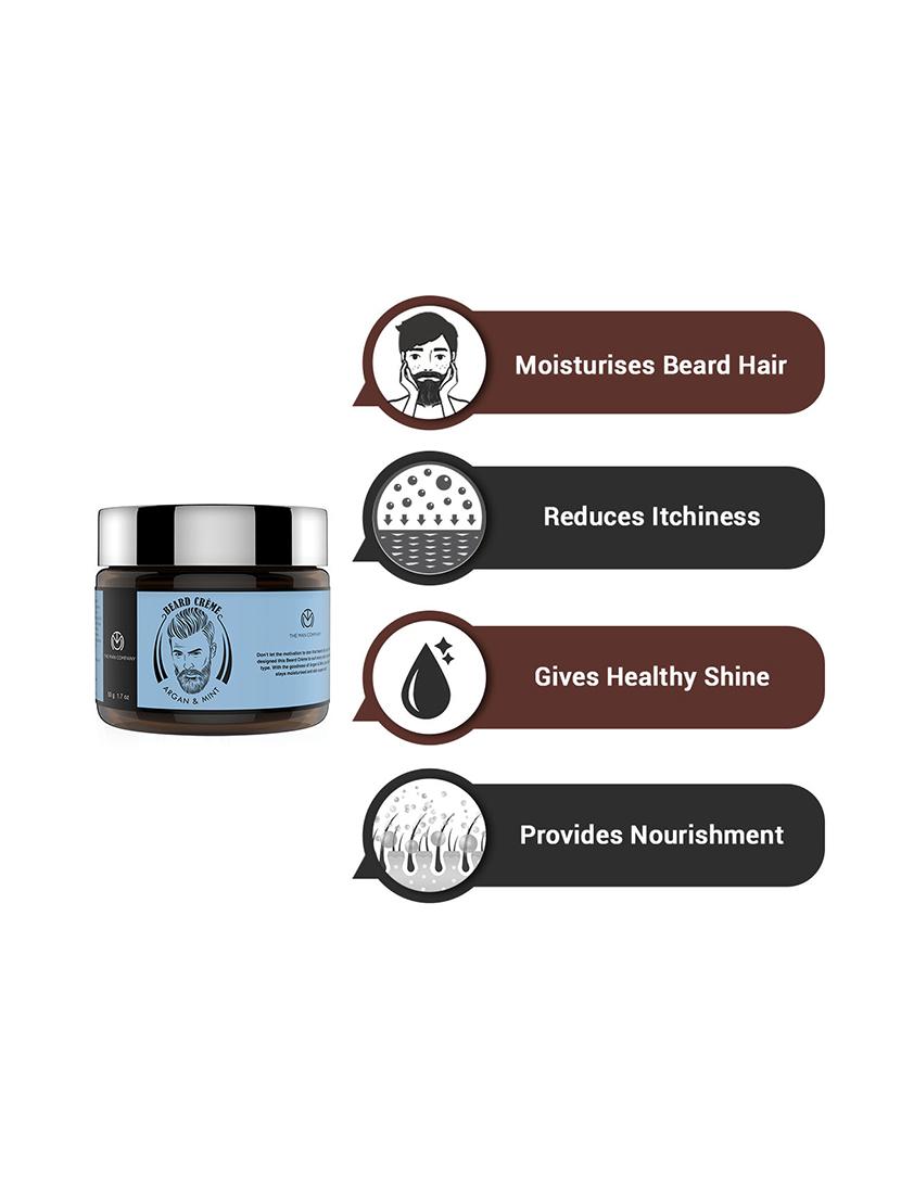 the man company beard softening cream - argan & mint (50 g) - 17761666 - Zoom Image - 2