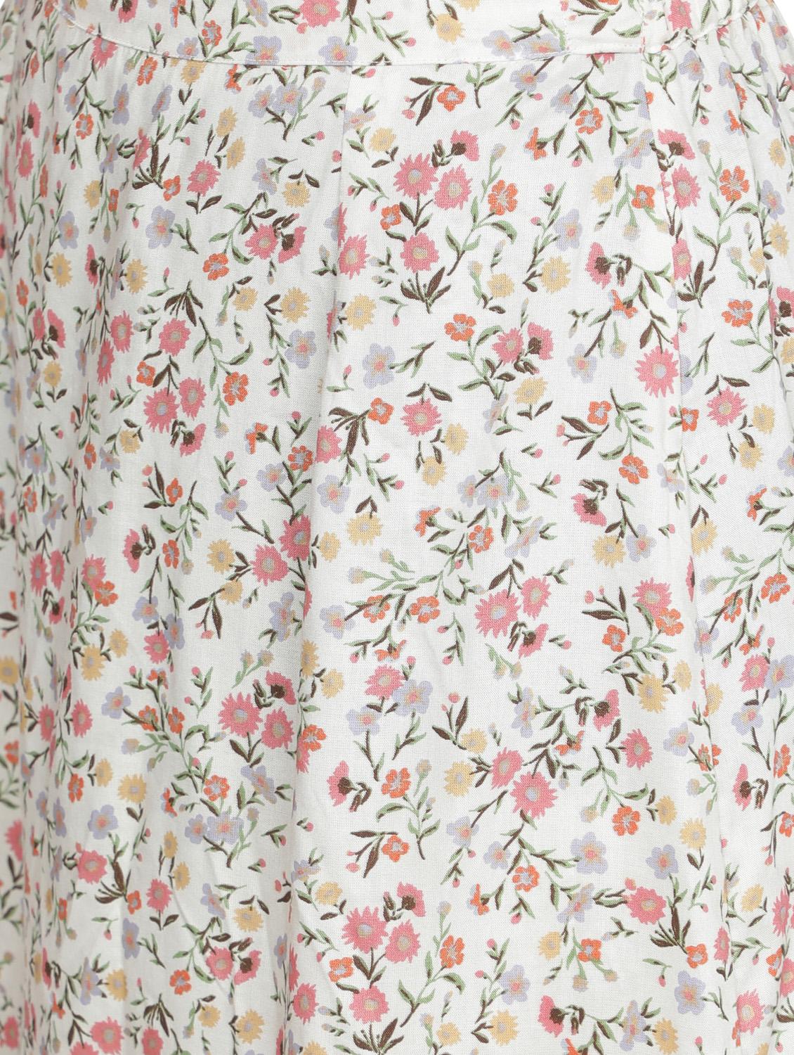 floral print a-line skirt - 17762082 - Zoom Image - 5