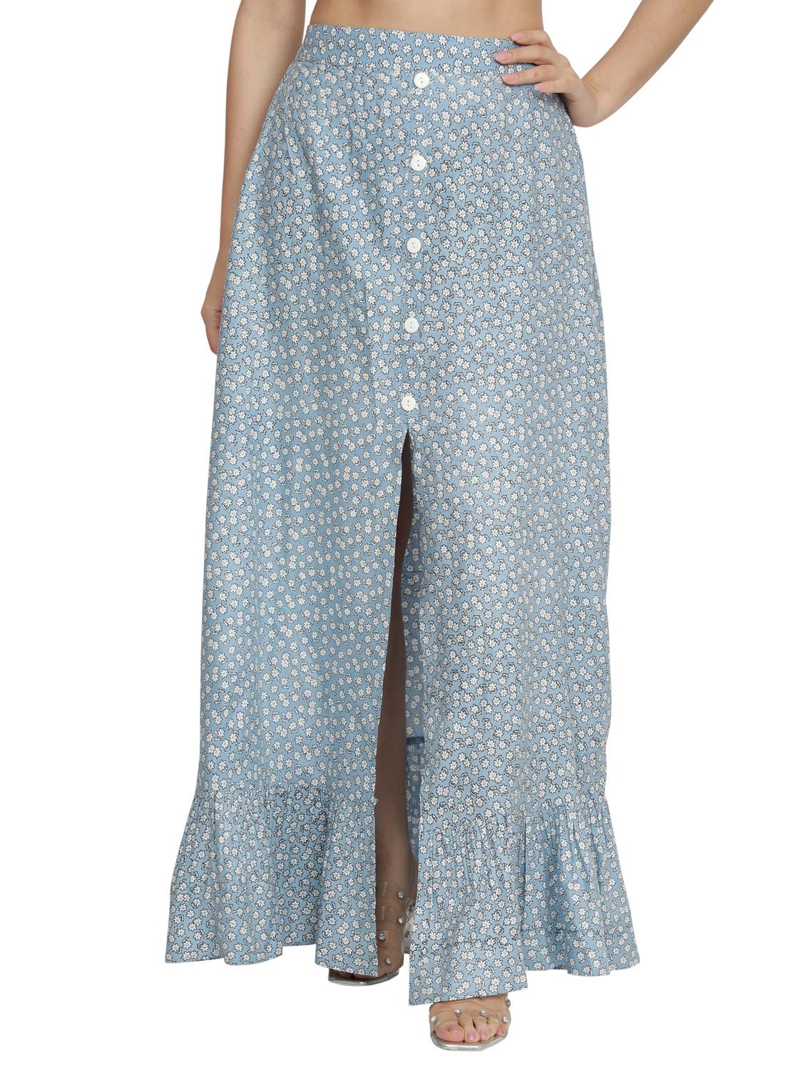 floral a-line skirt - 17762083 - Zoom Image - 1