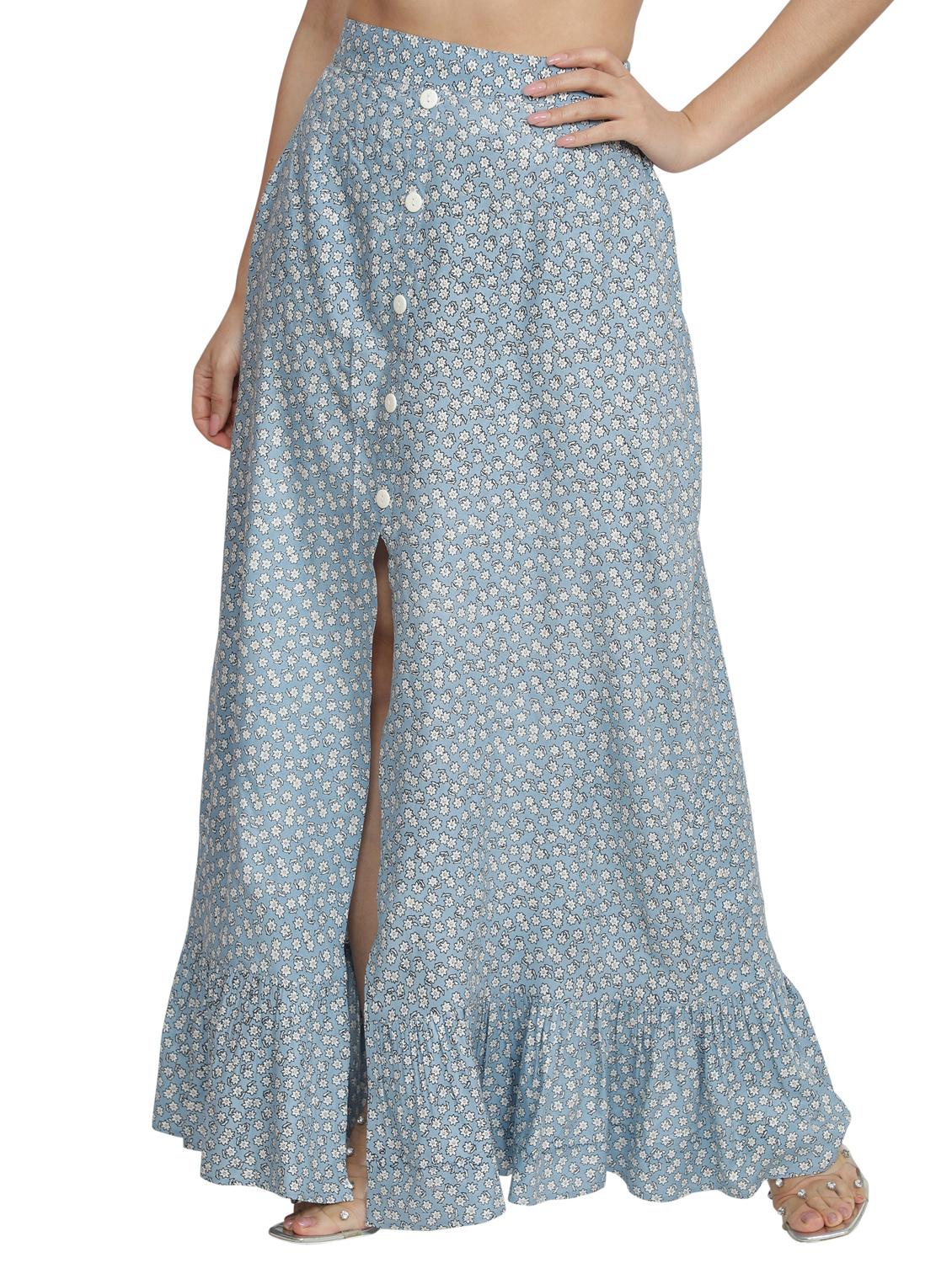 floral a-line skirt - 17762083 - Zoom Image - 2