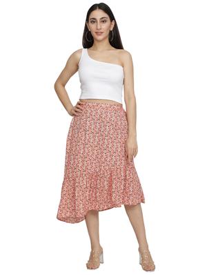 floral a-line skirt - 17762084 - Standard Image - 4