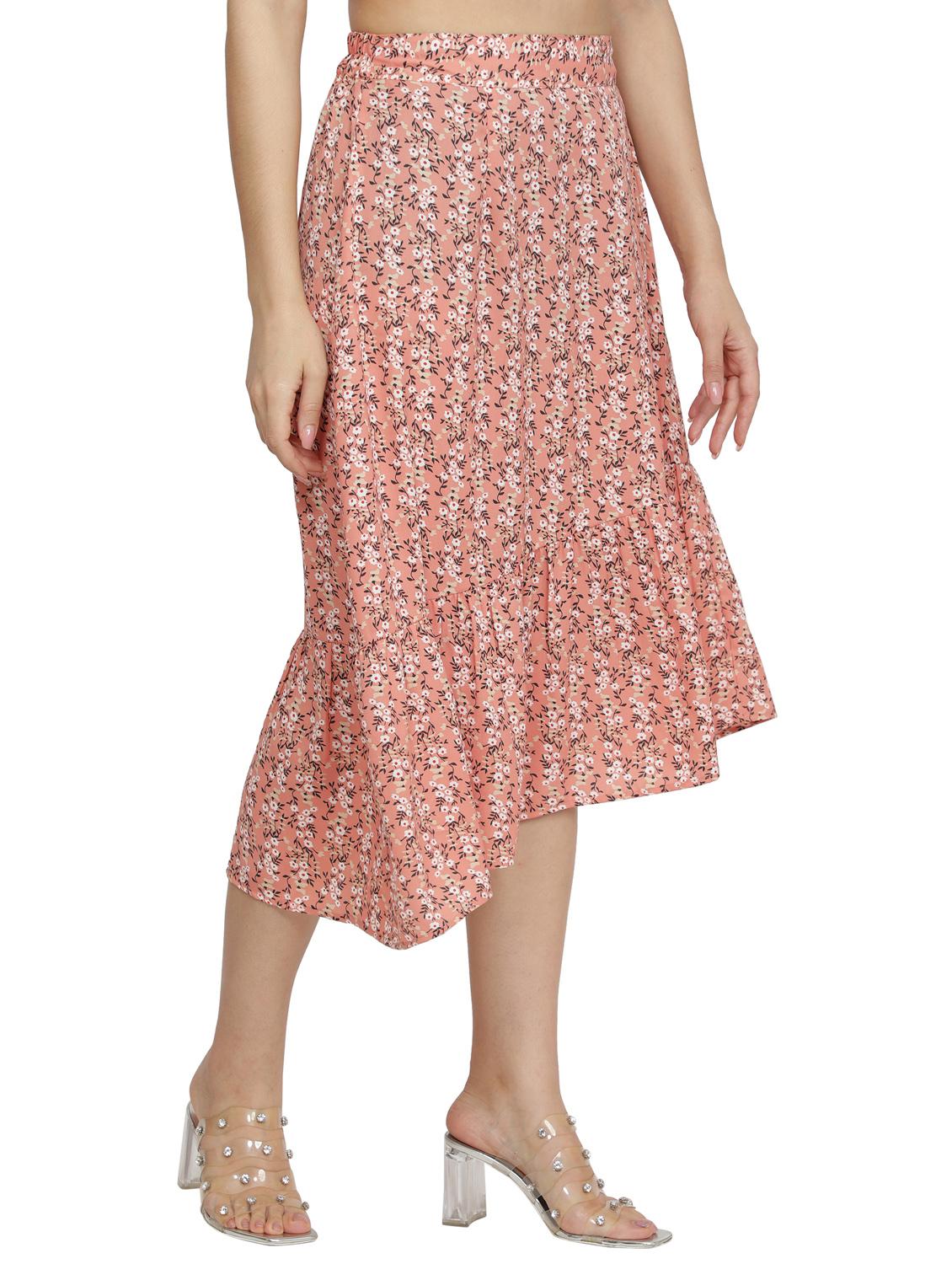 floral a-line skirt - 17762084 - Zoom Image - 2