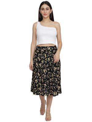 floral a-line skirt - 17762085 - Standard Image - 4