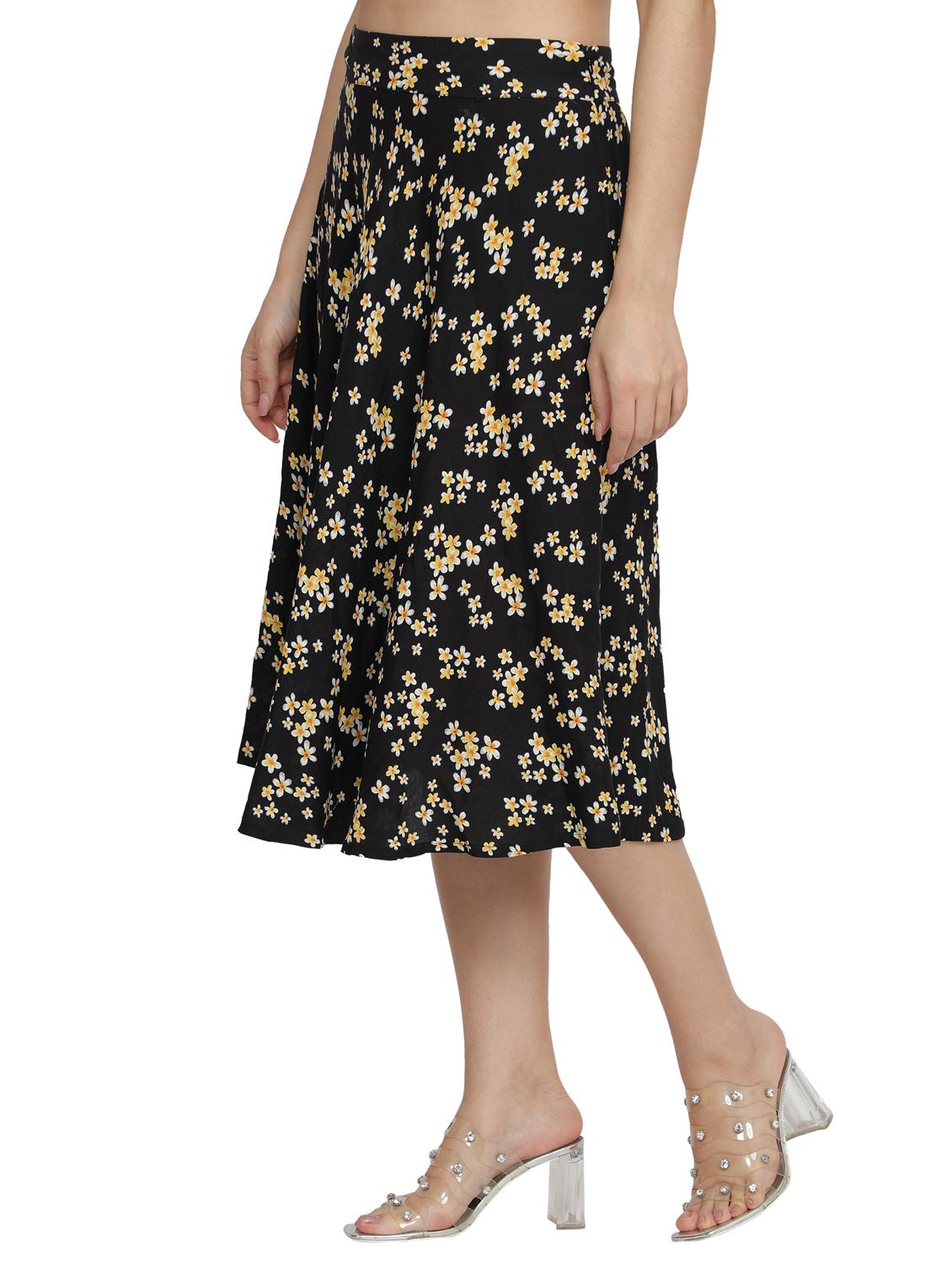 floral a-line skirt - 17762085 - Zoom Image - 2