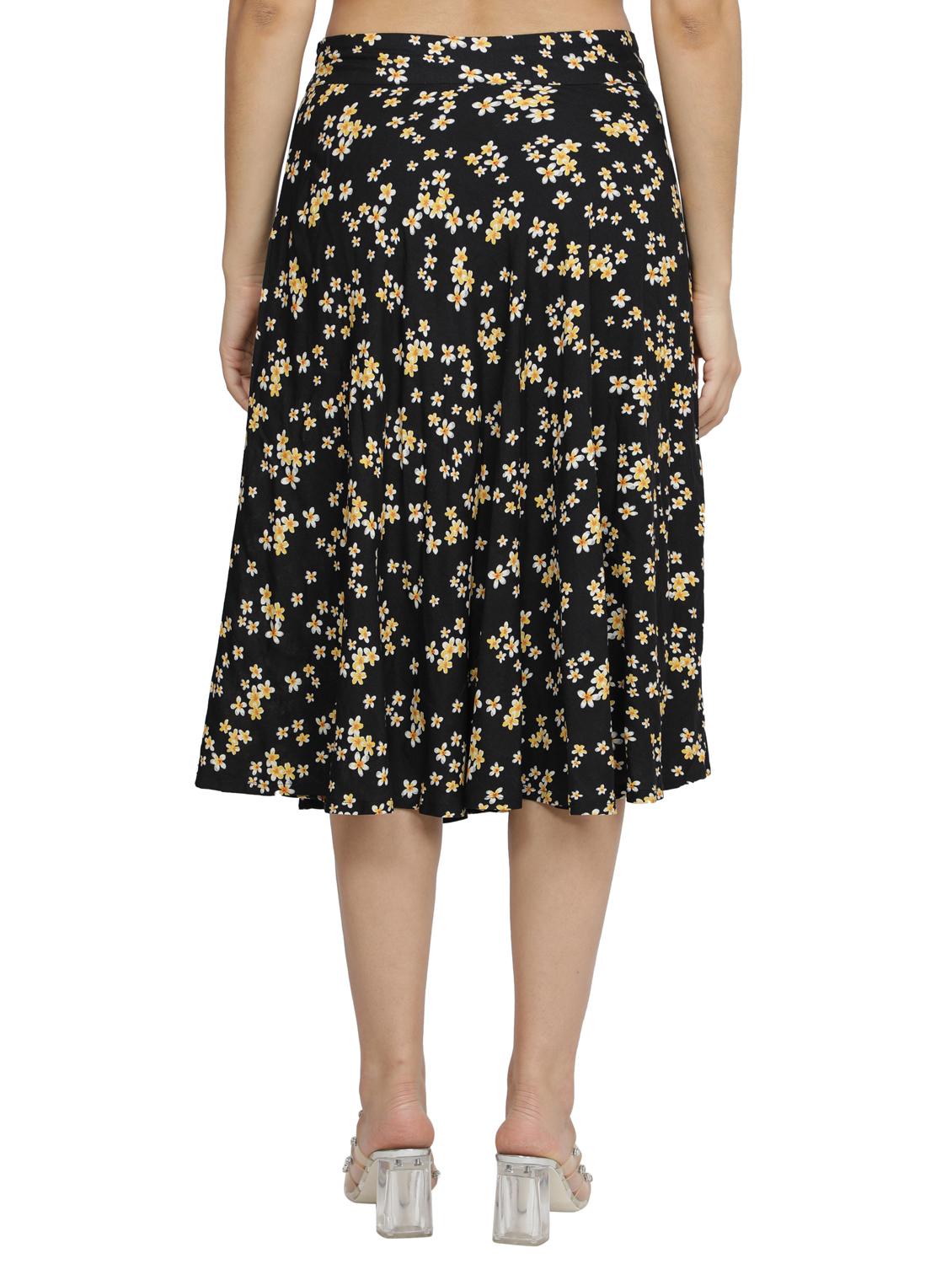floral a-line skirt - 17762085 - Zoom Image - 3