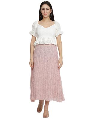 floral a-line skirt - 17762086 - Standard Image - 4