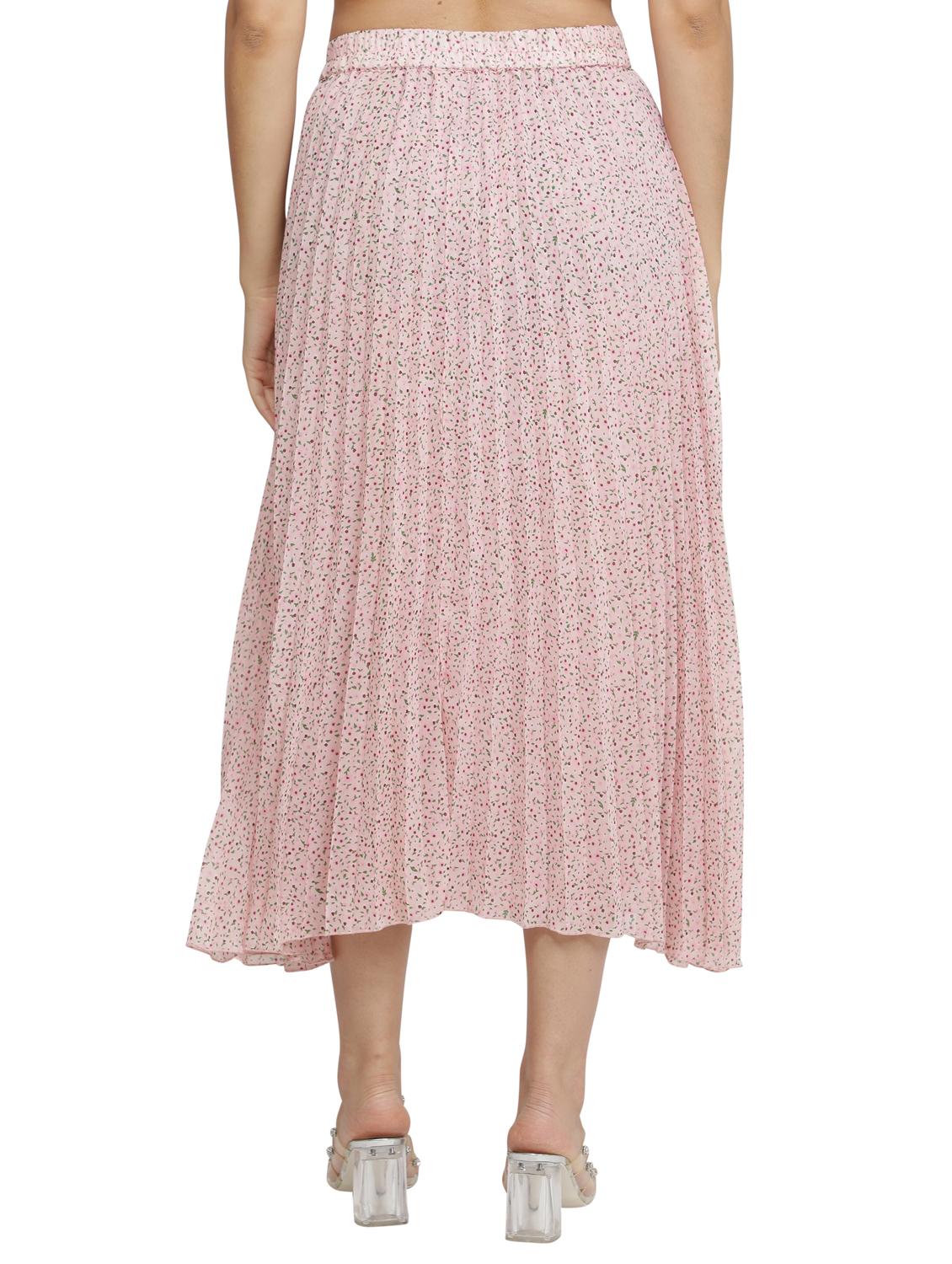 floral a-line skirt - 17762086 - Zoom Image - 3