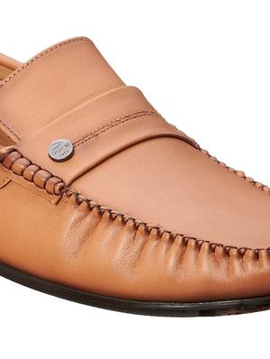 beige synthetic slip on loafers - 17762215 - Standard Image - 5