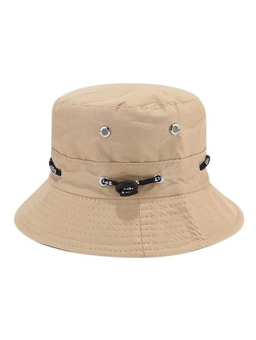 beige cotton polyester blend sun hat - 17762324 - Standard Image - 1