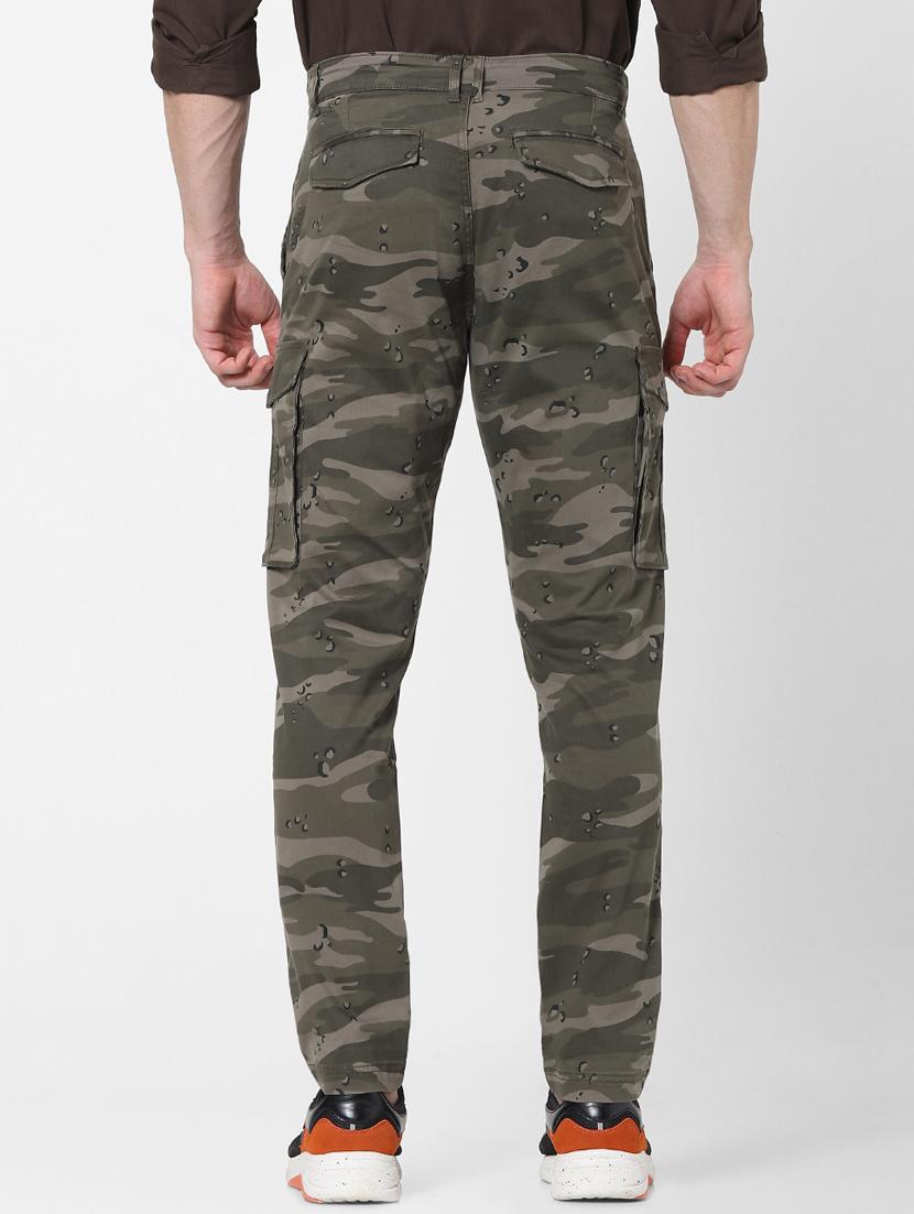olive green camouflage cargos - 17762408 - Zoom Image - 3