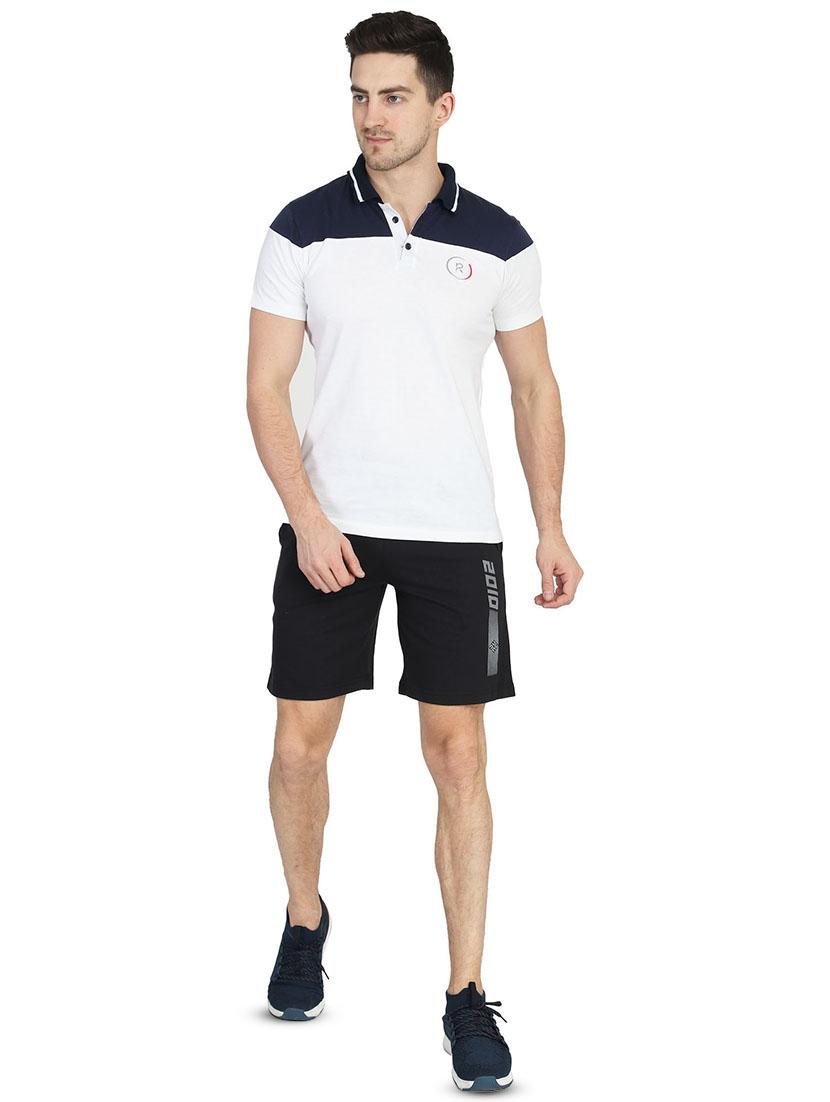 black printed short - 17763107 - Zoom Image - 4