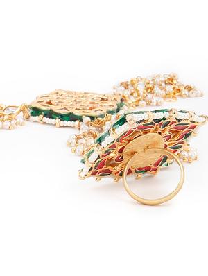 gold metal bangle bracelet - 17764027 - Standard Image - 4