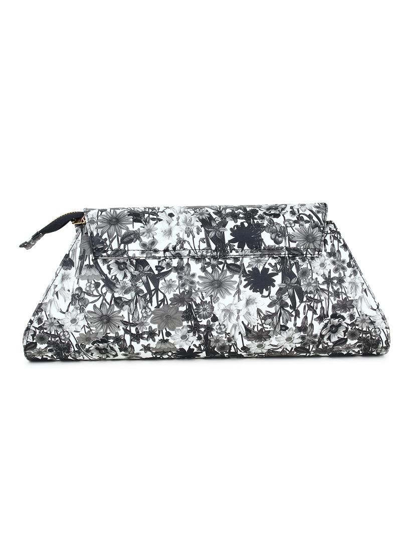 black leatherette (pu) envelope clutch - 17764196 - Zoom Image - 2
