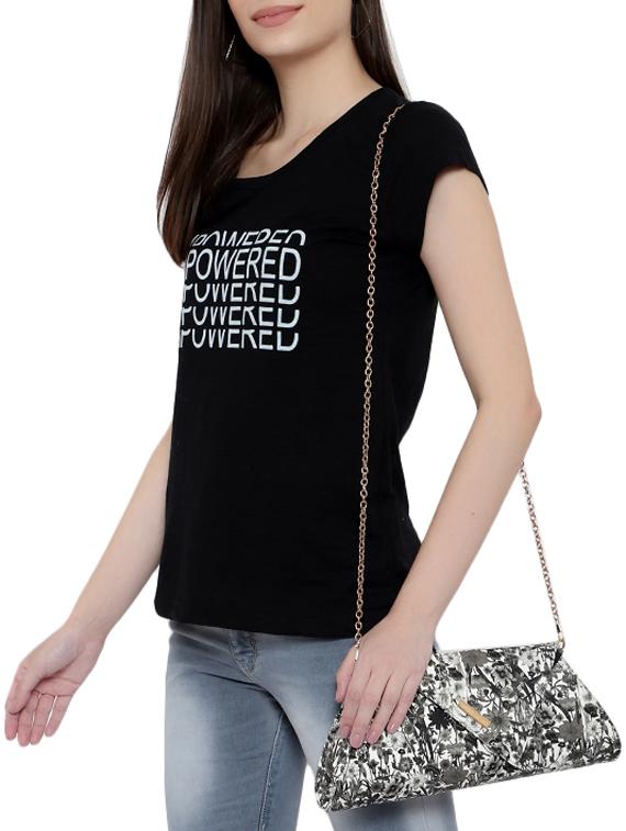 black leatherette (pu) envelope clutch - 17764196 - Zoom Image - 6