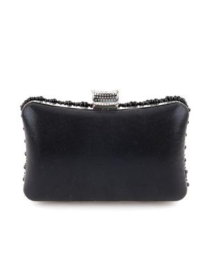 black cotton regular clutch - 17764236 - Standard Image - 2