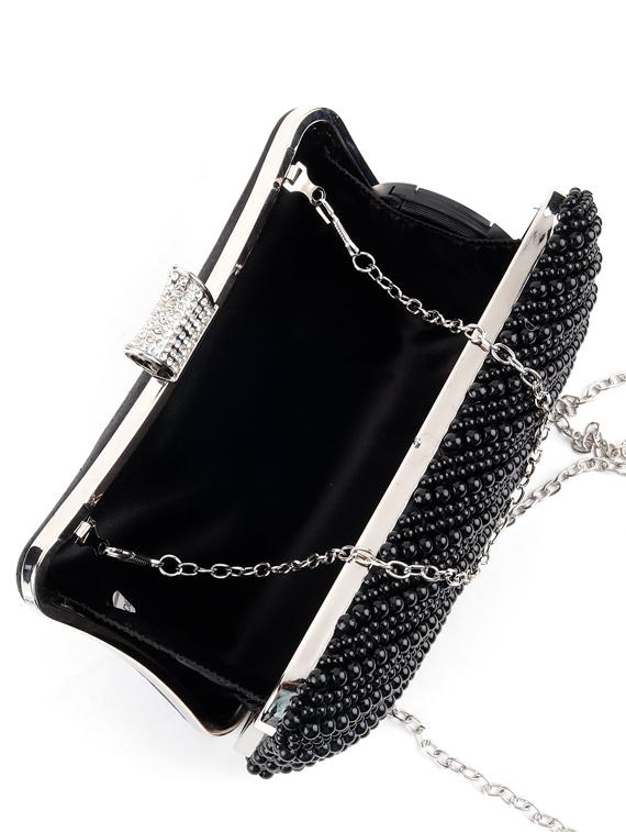black cotton regular clutch - 17764236 - Zoom Image - 3