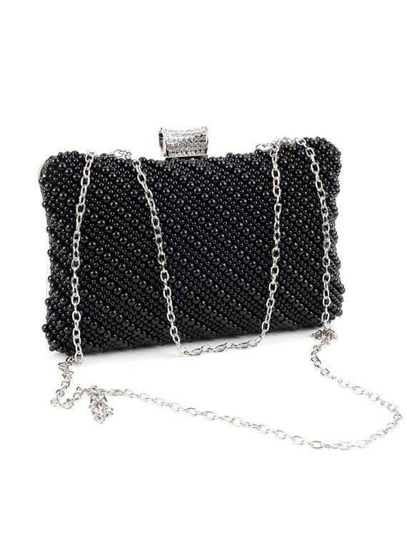 black cotton regular clutch - 17764236 - Zoom Image - 4