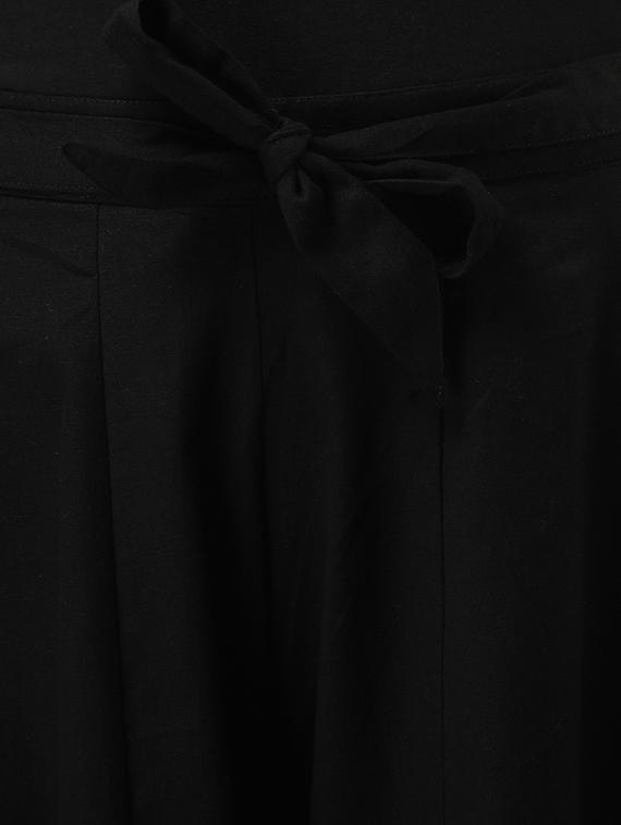black solid palazzo - 17765239 - Zoom Image - 5
