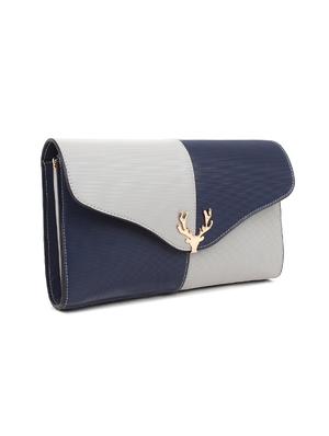 blue leatherette (pu) messenger handbag - 17765521 - Standard Image - 5