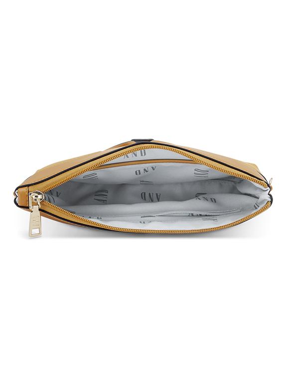 yellow leatherette (pu) regular handbag - 17765643 - Zoom Image - 3