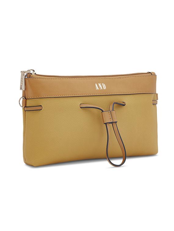 yellow leatherette (pu) regular handbag - 17765643 - Zoom Image - 5