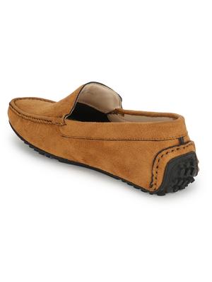 tan suede slip on loafers - 17765742 - Standard Image - 3