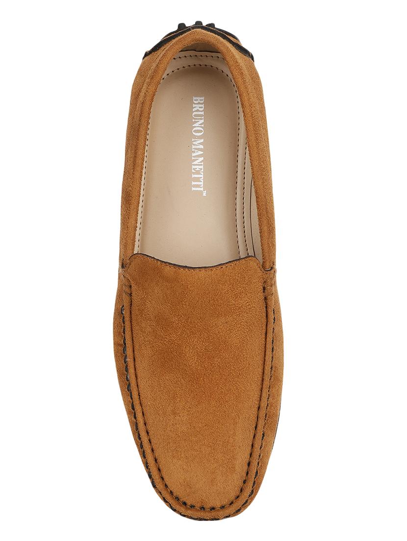 tan suede slip on loafers - 17765742 - Zoom Image - 4